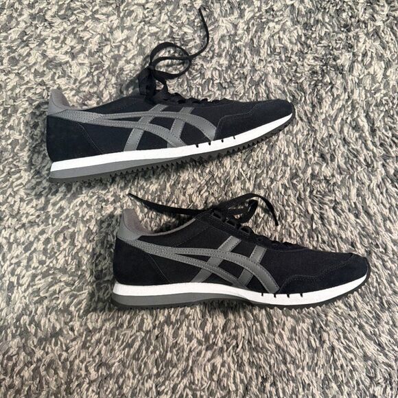 Onitsuka Tiger Unisex Dualio Running Shoes Black/Gray - Men 8.5/Women 10 main image 10